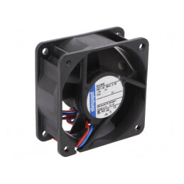 Ventilator Axial 24V DC 60x60x25mm 43m3/h 37dBA | Electronic-mag.ro | Componente Electronice