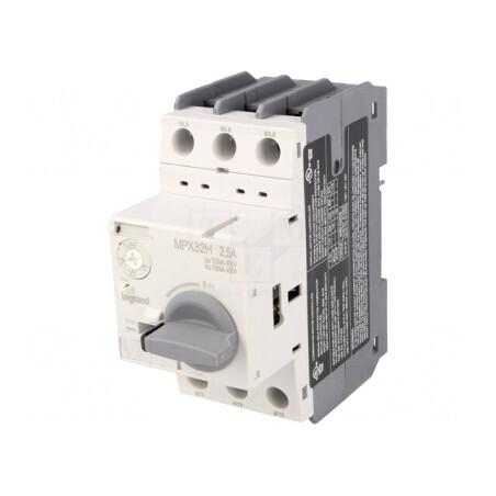 Întrerupător Motor 0.75kW 230-690VAC DIN Șină IP20 | Electronic-mag.ro | Componente Electronice
