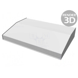 Carcasă desktop aluminiu 1456RL3WHBU | Electronic-mag.ro | Componente Electronice