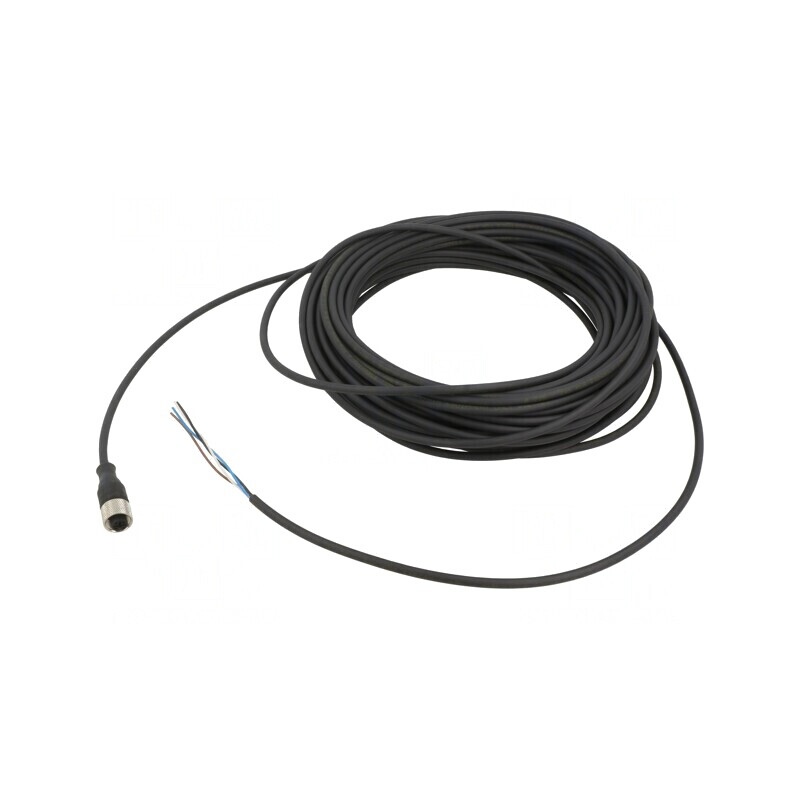 Cablu Conectare M12 PIN 4 Drept 15m XZCP | Electronic-mag.ro | Componente Electronice