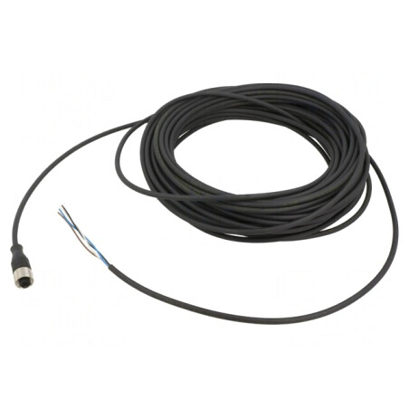 Cablu Conectare M12 PIN 4 Drept 15m XZCP | Electronic-mag.ro | Componente Electronice