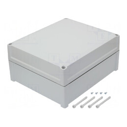 Carcasă Universală Gri TEMPO ABS 289x344x157mm | Electronic-mag.ro | Componente Electronice