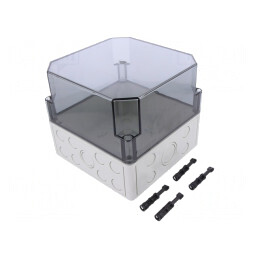 Carcasă universală polistiren 180x182x165mm | Electronic-mag.ro | Componente Electronice
