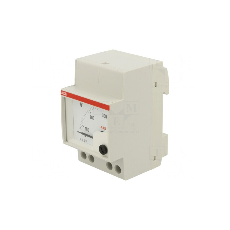 Voltmetru DIN 0-300V Clasa 1.5 50-60Hz | Electronic-mag.ro | Componente Electronice