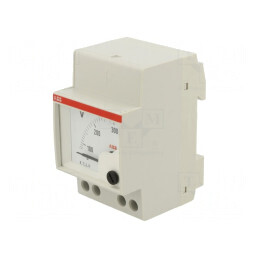 Voltmetru DIN 0-300V Clasa 1.5 50-60Hz | Electronic-mag.ro | Componente Electronice