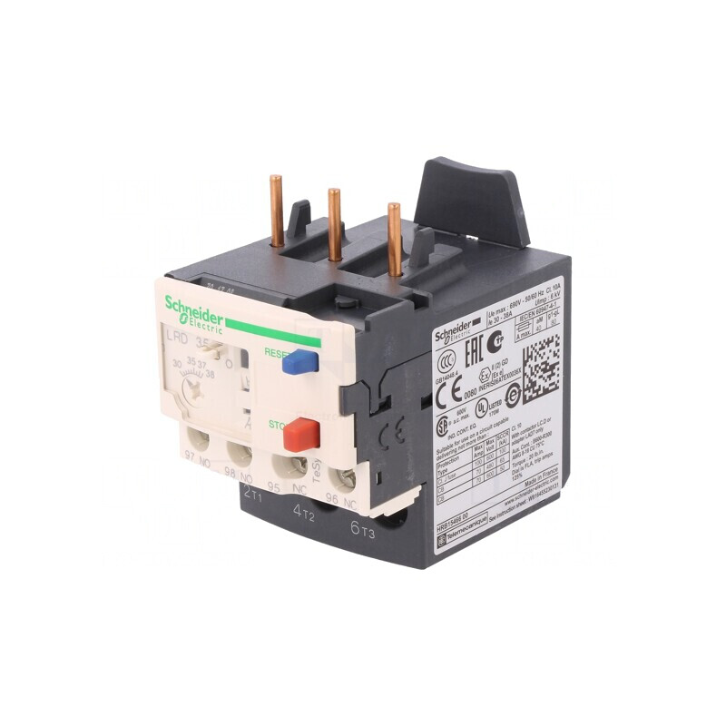 Releu Termic TeSys D 30-38A Cleme Șurub | Electronic-mag.ro | Componente Electronice