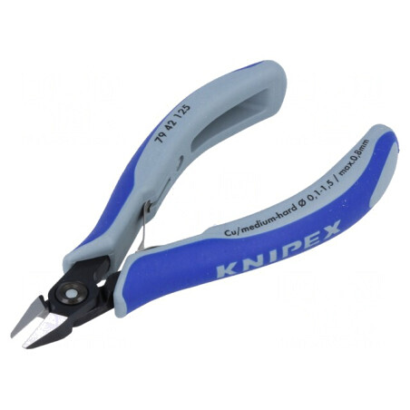 Clești laterali pentru tăiere 125mm fără fațetă | Electronic-mag.ro | Componente Electronice