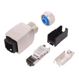 Mufă RJ45 Ecranată Cat5 8p4c 4-11mm | Electronic-mag.ro | Componente Electronice
