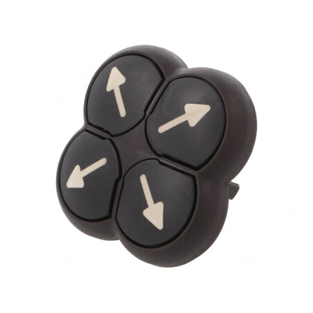 Comutator 4 poziții 22mm negru fără IP66 | Electronic-mag.ro | Componente Electronice