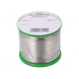 Sârmă de lipit fără plumb 0,8mm 500g | Electronic-mag.ro | Componente Electronice