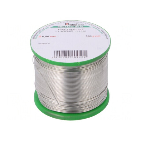 Sârmă de lipit fără plumb 0,8mm 500g | Electronic-mag.ro | Componente Electronice