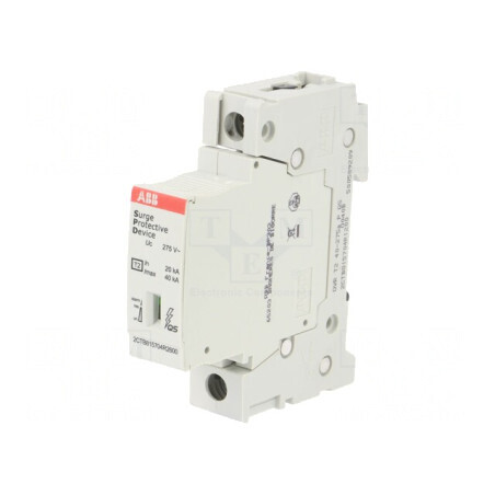 Limitator de Supratensiuni Tip 2 1P 40kA IP20 | Electronic-mag.ro | Componente Electronice