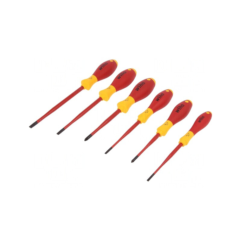 Kit Șurubelnițe Izolate 1kVAC Phillips și Plată SoftFinish | Electronic-mag.ro | Componente Electronice