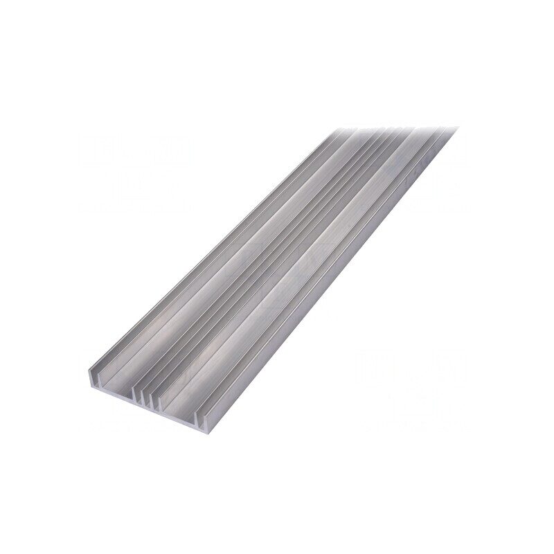 Radiator extrudat cu aripioare naturale 1000x105mm | Electronic-mag.ro | Componente Electronice