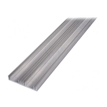 Radiator extrudat cu aripioare naturale 1000x105mm | Electronic-mag.ro | Componente Electronice