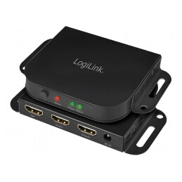 Switch HDMI 2.0 HDCP 2.2 Negru 2 Intrări