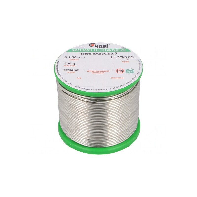 Sârmă de lipit fără plumb 1,5mm 500g | Electronic-mag.ro | Componente Electronice Sârmă de lipit fără plumb 1,5mm 500g | Electronic-mag.ro | Componente Electronice