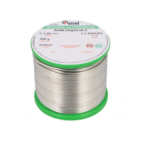 Sârmă de lipit fără plumb 1,5mm 500g | Electronic-mag.ro | Componente Electronice