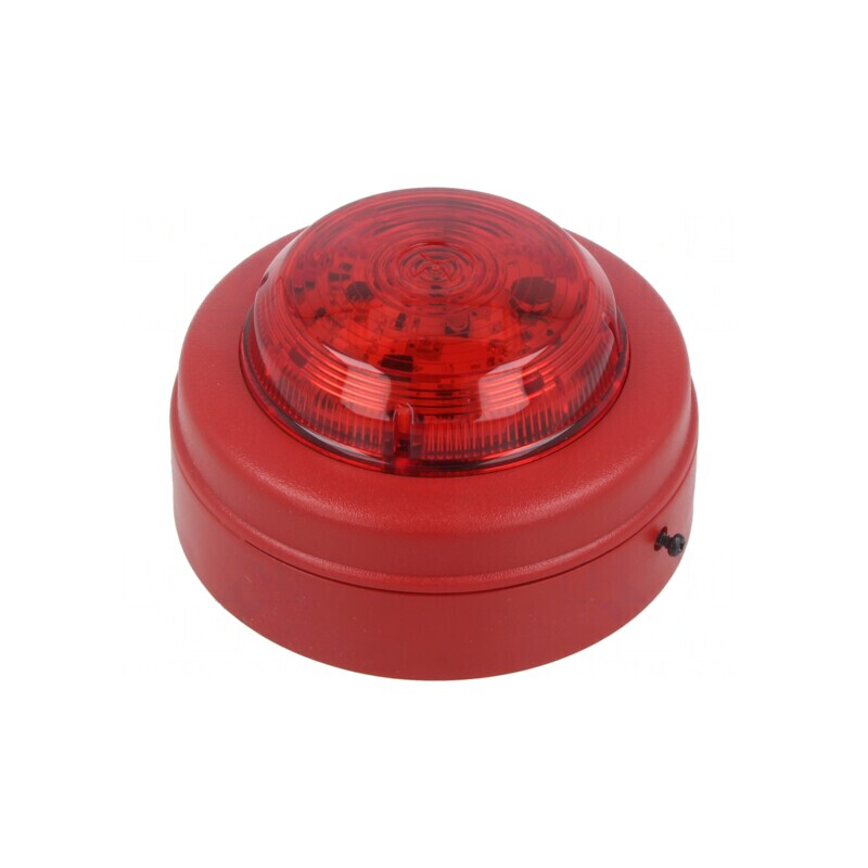 Semnalizator lumină flash roșie 9-60VDC IP21C IP65 | Electronic-mag.ro | Componente Electronice