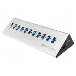 Hub USB 3.0 cu 11 Porturi și Încărcare Rapidă | Electronic-mag.ro | Componente Electronice