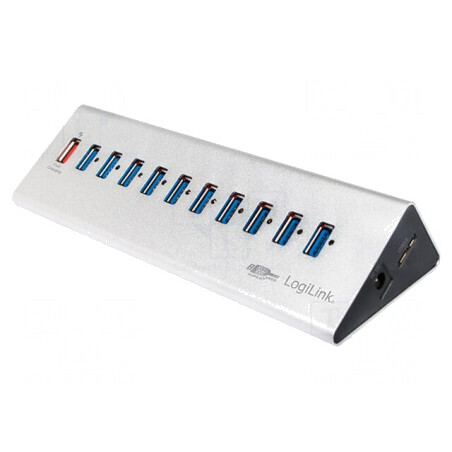 Hub USB 3.0 cu 11 Porturi și Încărcare Rapidă | Electronic-mag.ro | Componente Electronice