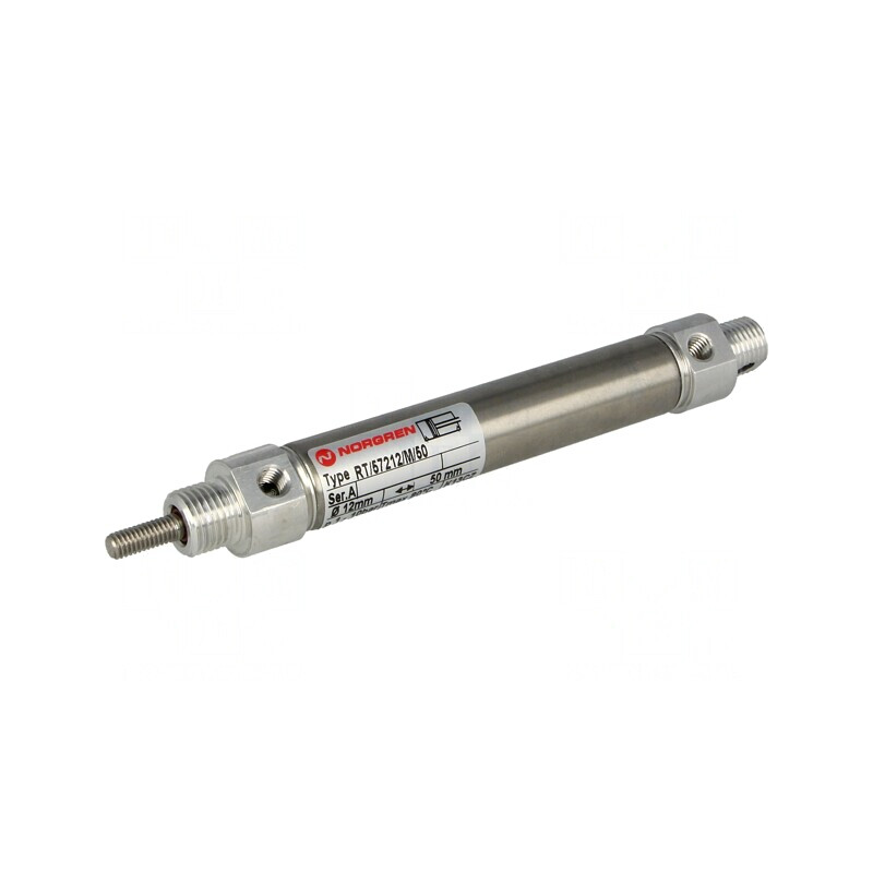 Cilindru pneumatic rotund 12mm x 50mm | Electronic-mag.ro | Componente Electronice