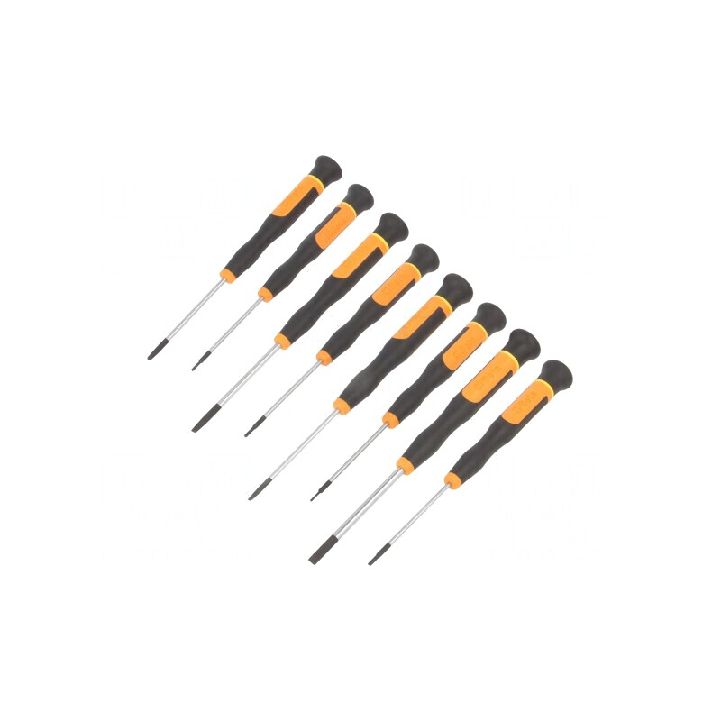Kit Șurubelnițe de Precizie Plată 8 Bucăți | Electronic-mag.ro | Componente Electronice
