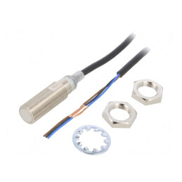 Senzor Inductiv PNP NO 0-1.6mm 10-30VDC M12 IP67 200mA | Electronic-mag.ro | Componente Electronice