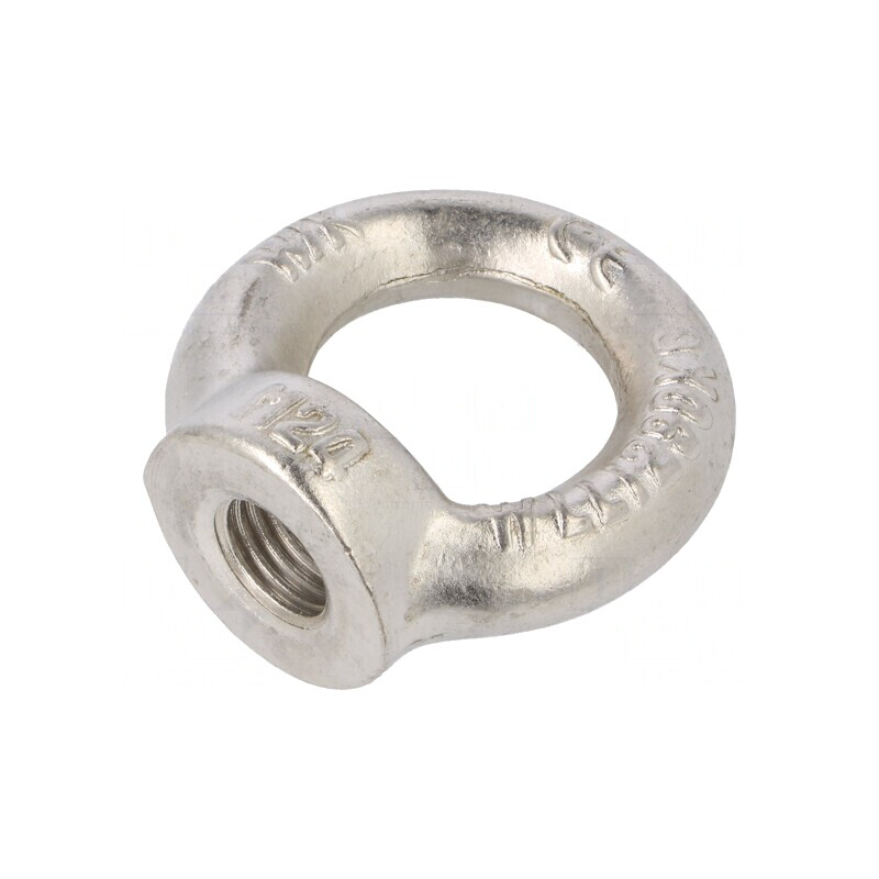 Piuliță cu inel tip ochi M24 oțel inoxidabil 50mm | Electronic-mag.ro | Componente Electronice