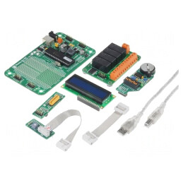 Kit Dezvoltare Microchip PIC DSPIC cu Releu | Electronic-mag.ro | Componente Electronice