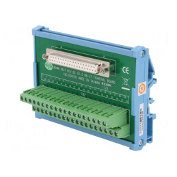 Bloc Terminal pentru Șină DIN D-Sub 37pin, Mamă | Electronic-mag.ro | Componente Electronice