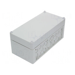 Cutie de conexiuni IP65 gri 150x300x132mm | Electronic-mag.ro | Componente Electronice