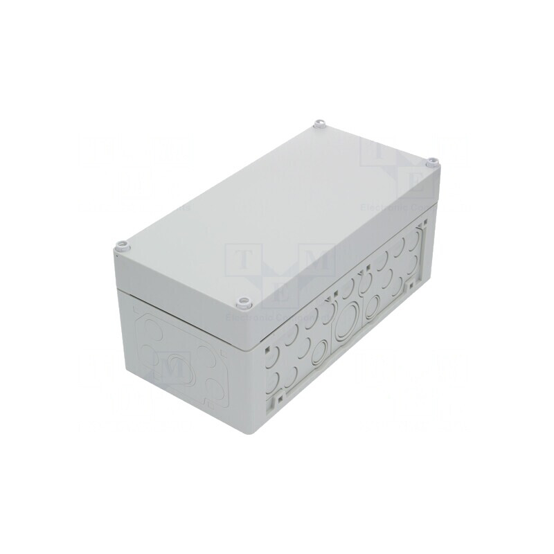 Cutie de conexiuni IP65 gri 150x300x132mm | Electronic-mag.ro | Componente Electronice