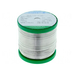 Sârmă de lipit fără plumb 0,5mm 0,5kg TELECORE HF-850 | Electronic-mag.ro | Componente Electronice