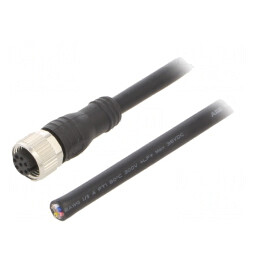 Cablu Conectare M12 8PIN 10m PVC 80°C | Electronic-mag.ro | Componente Electronice