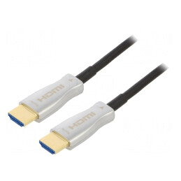 Cablu HDMI Optic 2.0 30m Negru | Electronic-mag.ro | Componente Electronice