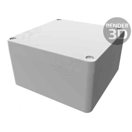 Carcasă Universală Aluminiu 160x160x90mm | Electronic-mag.ro | Componente Electronice