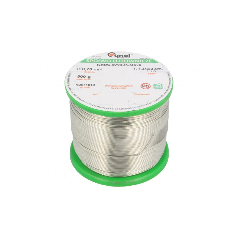 Sârmă de lipit fără plumb 700um 500g bobină | Electronic-mag.ro | Componente Electronice
