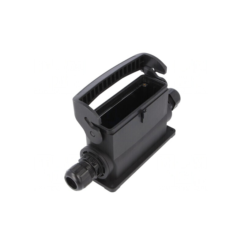 Carcasă pentru conectori HDC Han-Eco B 24B drept | Electronic-mag.ro | Componente Electronice
