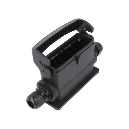 Carcasă pentru conectori HDC Han-Eco B 24B drept | Electronic-mag.ro | Componente Electronice