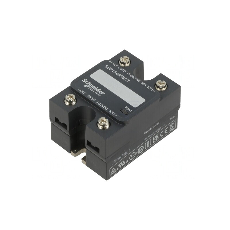 Releu semiconductor 50A 1-fazat 4-32VDC 48-660VAC | Electronic-mag.ro | Componente Electronice