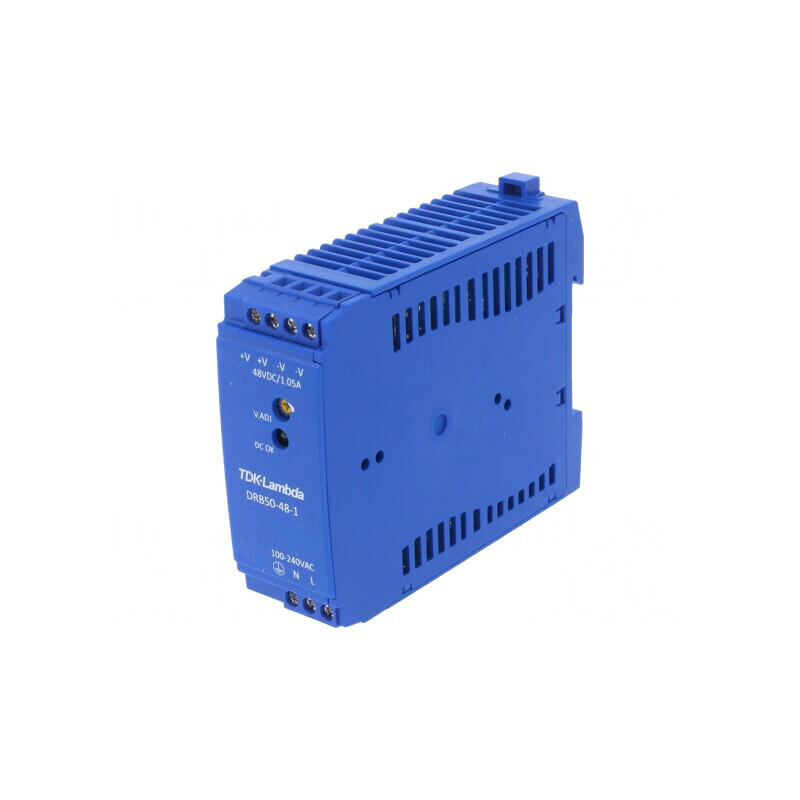 Alimentator Pulsatoriu Șină DIN 50W 48V 1.05A | Electronic-mag.ro | Componente Electronice