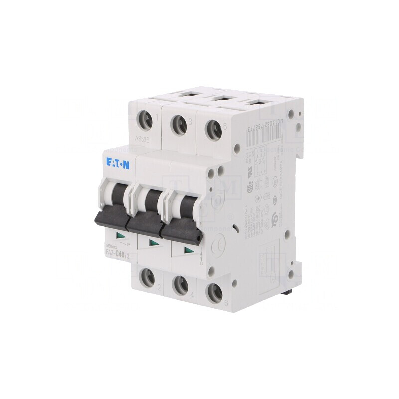 Întrerupător de Supracurent 40A 3P 15kA 230/400VAC | Electronic-mag.ro | Componente Electronice