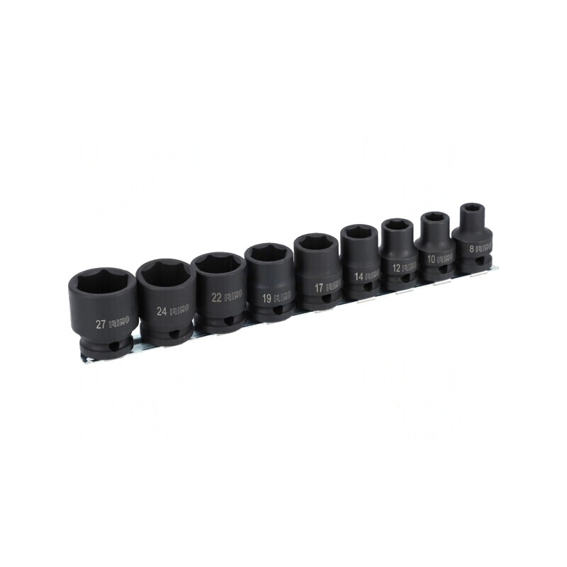 Set Chei Tubulare cu Impact 1/2 9 Bucăți | Electronic-mag.ro | Componente Electronice