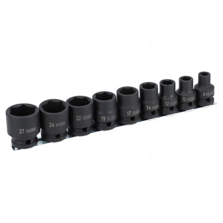 Set Chei Tubulare cu Impact 1/2 9 Bucăți | Electronic-mag.ro | Componente Electronice