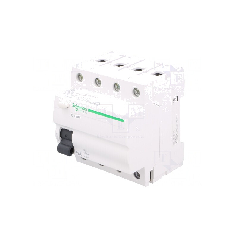 Întrerupător diferențial 63A 30mA 4P 400VAC | Electronic-mag.ro | Componente Electronice