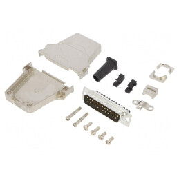 Conector D-Sub 25-Pin Tată Drept Terminal Șurub | Electronic-mag.ro | Componente Electronice