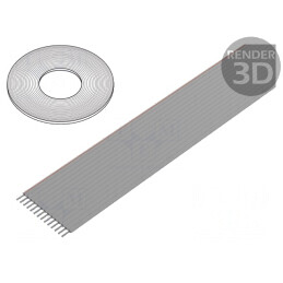 Cablu bandă neecranat PVC 1,27mm 14x26AWG 100FT | Electronic-mag.ro | Componente Electronice
