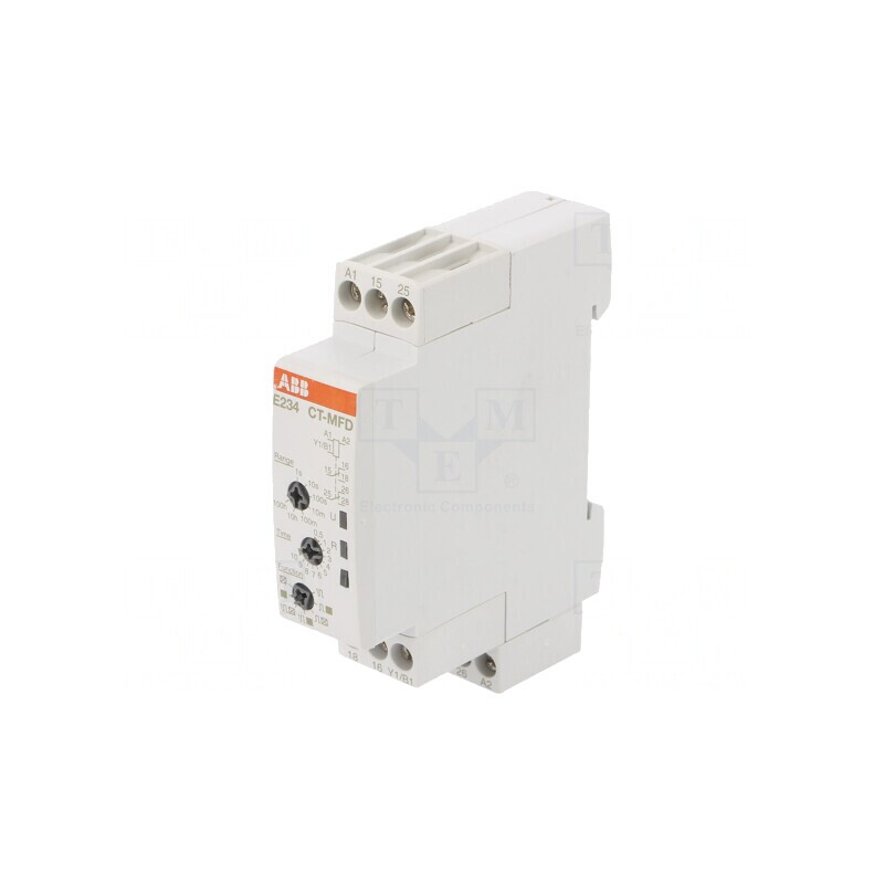 Timer SPDT 0,05s-100h pentru șină DIN 12-240V | Electronic-mag.ro | Componente Electronice