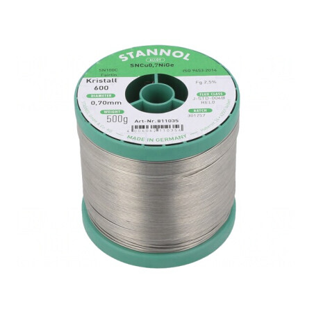 Sârmă de lipit fără plumb 0,7mm 500g | Electronic-mag.ro | Componente Electronice